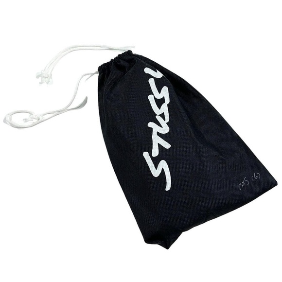 Vintage Stussy x Futura Black & White Atom Slip On Flip Flop Sandal Slides Sz 6 - Picture 4 of 6